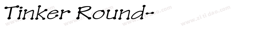 Tinker Round字体转换
